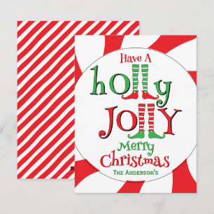 Candy Overload Elf Prettig Kerstfeest! Feestdagenkaart