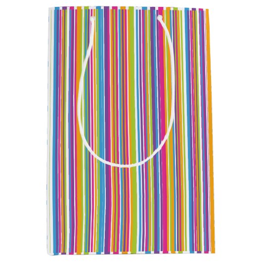 Candy Patroon Medium Cadeauzakje (Voorkant)