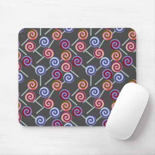 Candy pattern | Lollies pattern 27 | lollipop Muismat (Met muis)
