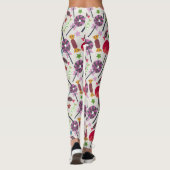 Candy pattern | Lollies pattern | lollipop 11 Leggings (Achterkant)