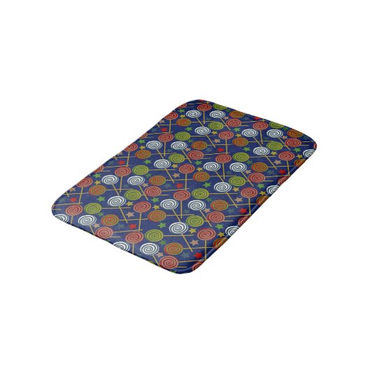 Candy pattern | Lollies pattern | lollipop 17 Badmat (Gekanteld)