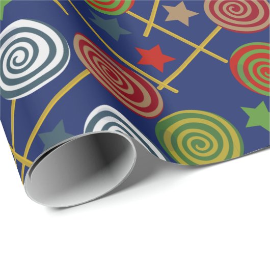 Candy pattern | Lollies pattern | lollipop 17 Cadeaupapier (Rol Hoek)