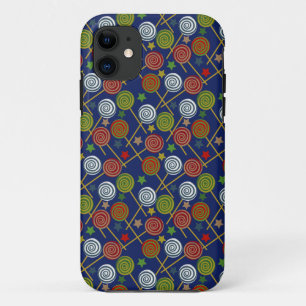 Candy pattern Lollies pattern lollipop 17 Case-Mate iPhone Case