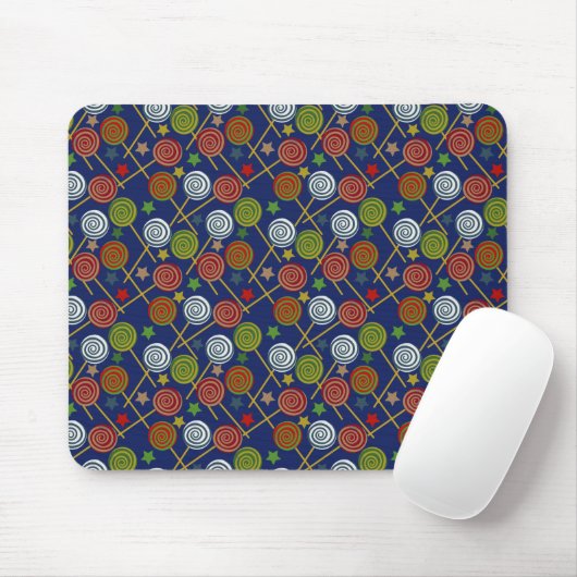 Candy pattern | Lollies pattern | lollipop 17 Muismat (Met muis)