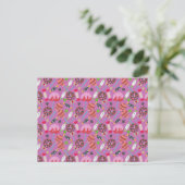 Candy pattern | Lollies pattern | lollipop 19 Briefkaart (Staand voorkant)