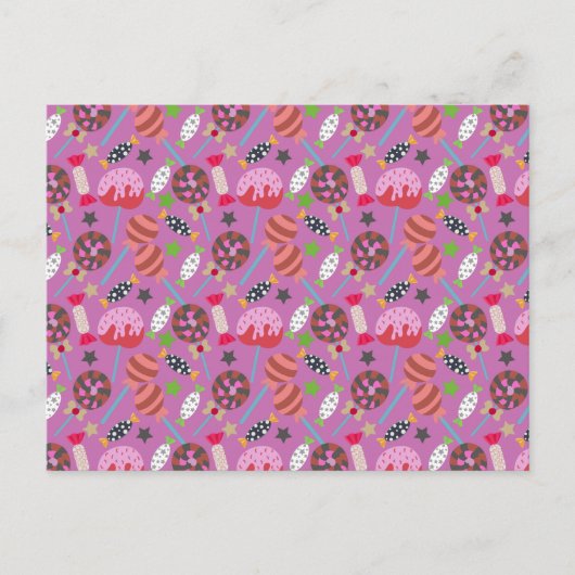 Candy pattern | Lollies pattern | lollipop 19 Briefkaart (Voorkant)