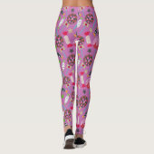 Candy pattern | Lollies pattern | lollipop 19 Leggings (Achterkant)