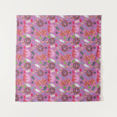 Candy pattern | Lollies pattern | lollipop 19 Wandkleed (Voorkant (horizontaal))