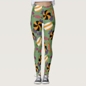 Candy pattern | Lollies pattern | lollipop 1 Leggings (Voorkant)