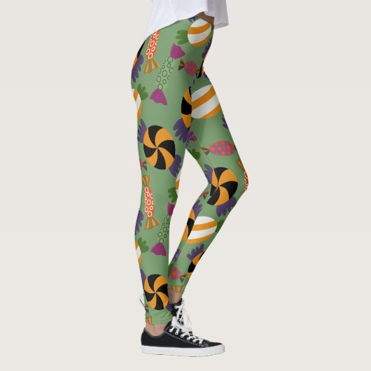 Candy pattern | Lollies pattern | lollipop 1 Leggings (Rechts)