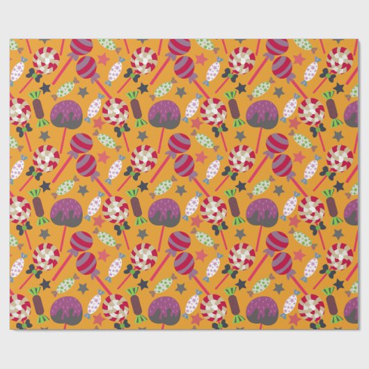 Candy pattern | Lollies pattern | lollipop 23 Cadeaupapier (Vlak)