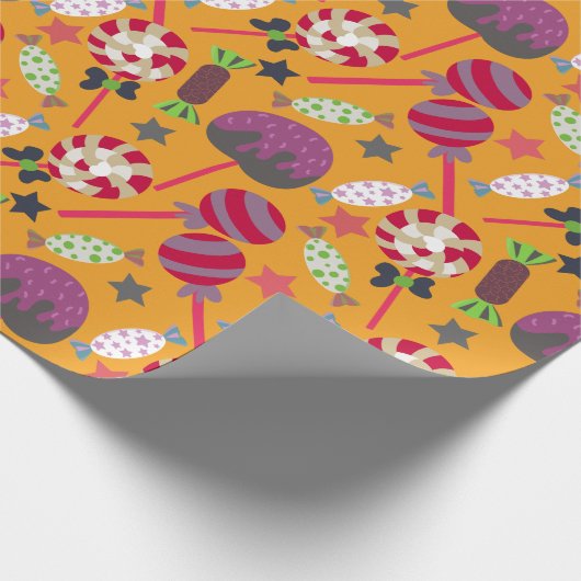 Candy pattern | Lollies pattern | lollipop 23 Cadeaupapier (Hoek)