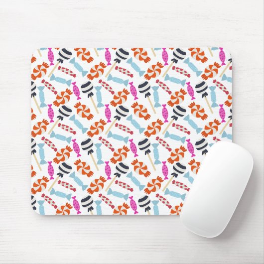 Candy pattern | Lollies pattern | lollipop 35 Muismat (Met muis)
