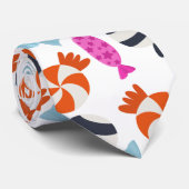 Candy pattern | Lollies pattern | lollipop 35 Stropdas (Opgerold)