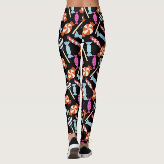 Candy pattern | Lollies pattern | lollipop 37 Leggings (Achterkant)