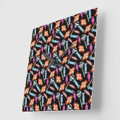 Candy pattern | Lollies pattern | lollipop 37 Vierkante Klok (Hoek)