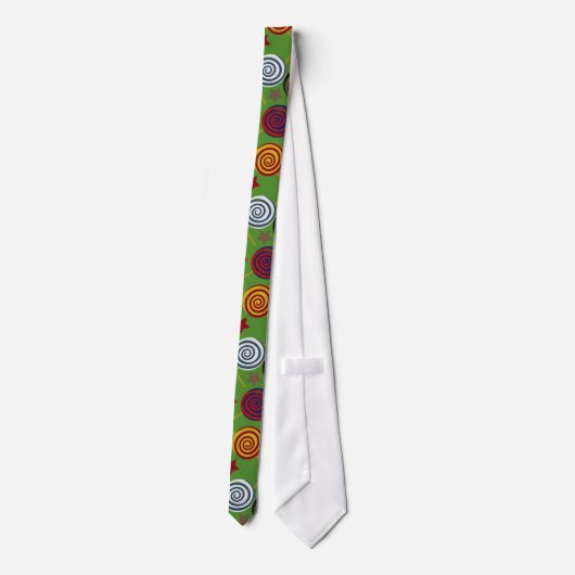 Candy pattern | Lollies pattern | lollipop 39 Stropdas (Achterkant)