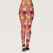 Candy pattern | Lollies pattern | lollipop 42 Leggings (Achterkant)