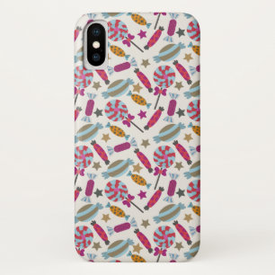 Candy pattern Lollies pattern lollipop 45 Case-Mate iPhone Case
