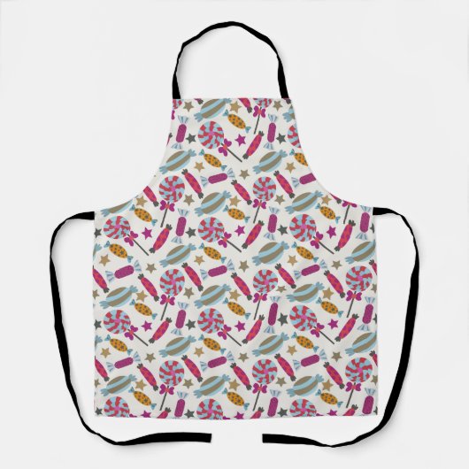 Candy pattern | Lollies pattern | lollipop 45 Schort (Voorkant)