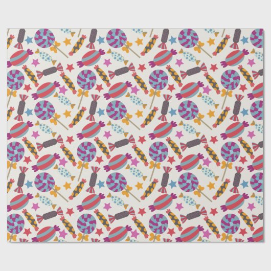 Candy pattern | Lollies pattern | lollipop 46 Cadeaupapier (Vlak)