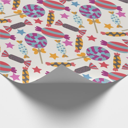 Candy pattern | Lollies pattern | lollipop 46 Cadeaupapier (Hoek)