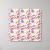 Candy pattern | Lollies pattern | lollipop 46 Canvas Afdruk (Voorkant)