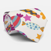 Candy pattern | Lollies pattern | lollipop 46 Stropdas (Opgerold)
