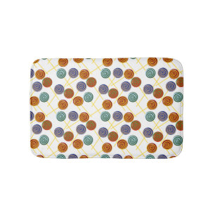 Candy pattern Lollies pattern lollipop 47 Badmat
