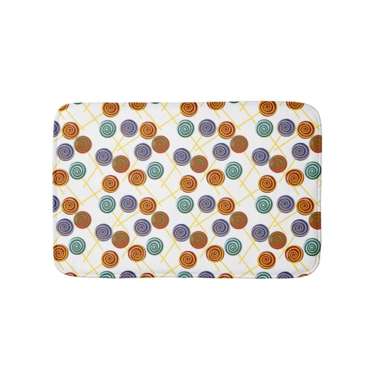Candy pattern | Lollies pattern | lollipop 47 Badmat (Voorkant)