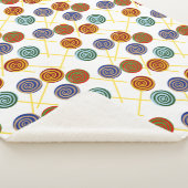 Candy pattern | Lollies pattern | lollipop 47 Sherpa Deken (3/4)