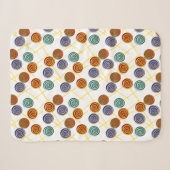 Candy pattern | Lollies pattern | lollipop 47 Sherpa Deken (Voorkant (horizontaal))