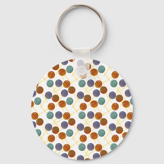 Candy pattern | Lollies pattern | lollipop 47 Sleutelhanger (Voorkant)