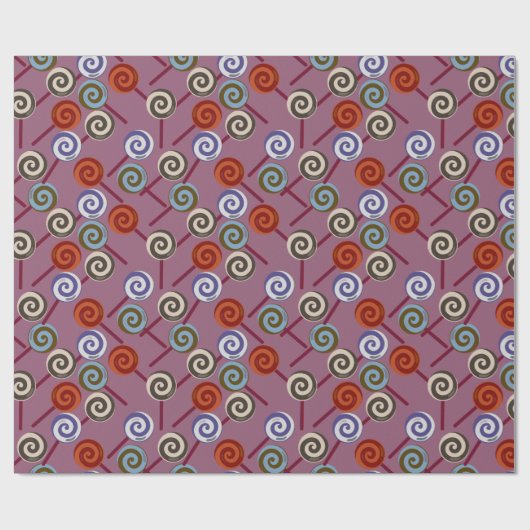 Candy pattern | Lollies pattern | lollipop 49 Cadeaupapier (Vlak)