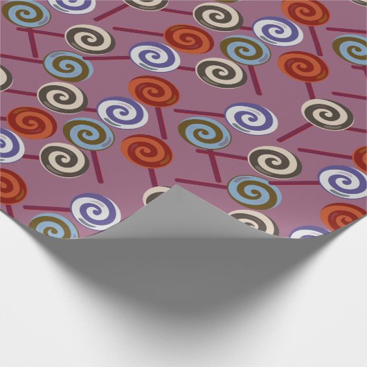 Candy pattern | Lollies pattern | lollipop 49 Cadeaupapier (Hoek)