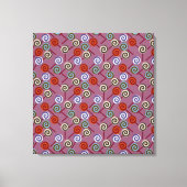 Candy pattern | Lollies pattern | lollipop 49 Canvas Afdruk (Voorkant)