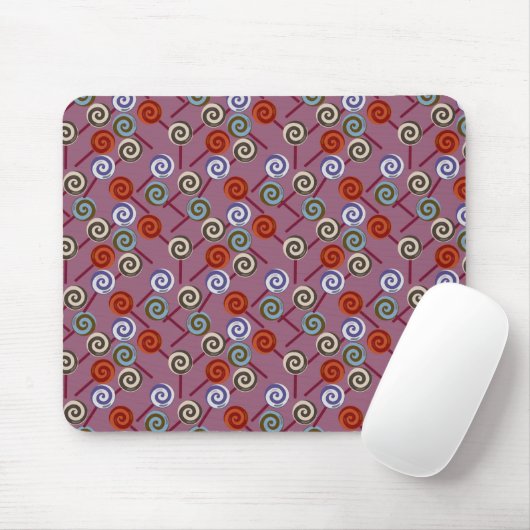 Candy pattern | Lollies pattern | lollipop 49 Muismat (Met muis)