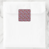 Candy pattern | Lollies pattern | lollipop 49 Vierkante Sticker (Tas)