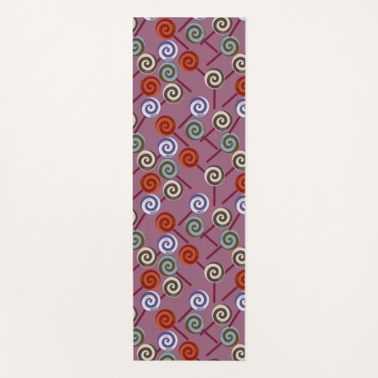 Candy pattern | Lollies pattern | lollipop 49 Yogamat (Voorkant)