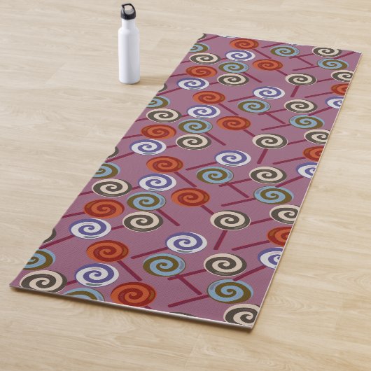 Candy pattern | Lollies pattern | lollipop 49 Yogamat (In situ)