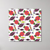 Candy pattern | Lollies pattern | lollipop 51 Canvas Afdruk (Voorkant)