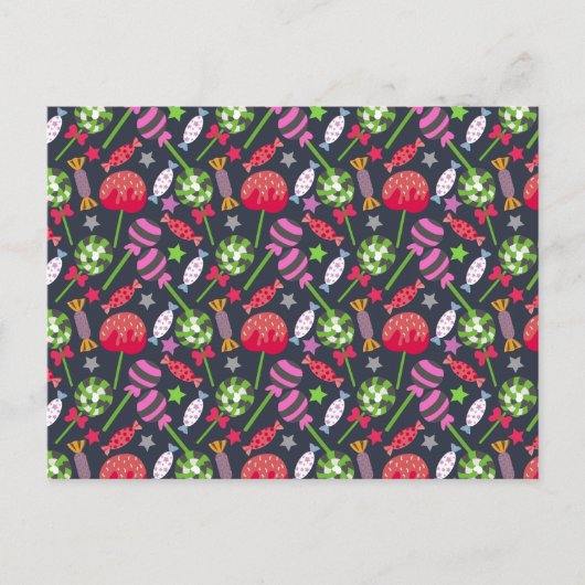 Candy pattern | Lollies pattern | lollipop 53 Briefkaart (Voorkant)