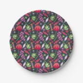 Candy pattern | Lollies pattern | lollipop 53 Papieren Bordje (Voorkant)
