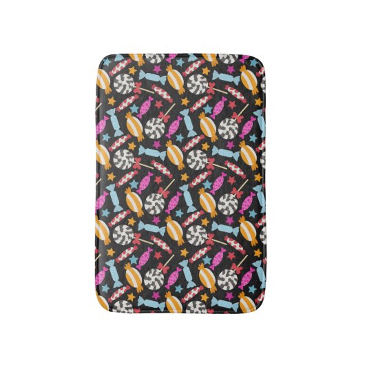 Candy pattern | Lollies pattern | lollipop 56 Badmat (Voorkant Verticaal)