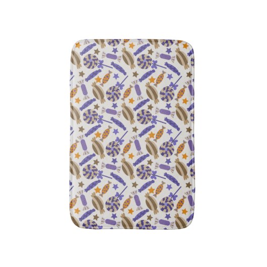 Candy pattern | Lollies pattern | lollipop 57 Badmat (Voorkant Verticaal)