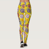 Candy pattern | Lollies pattern | lollipop 60 Leggings (Achterkant)