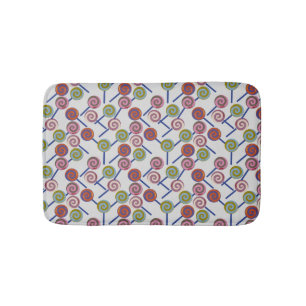 Candy pattern Lollies pattern lollipop 8 Badmat