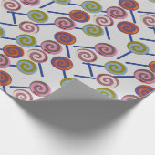 Candy pattern | Lollies pattern | lollipop 8 Cadeaupapier (Hoek)