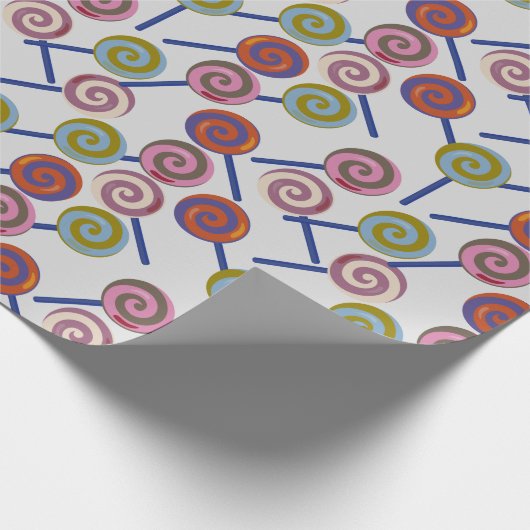 Candy pattern | Lollies pattern | lollipop 8 Cadeaupapier (Hoek)