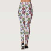 Candy pattern | Lollies pattern | lollipop 8 Leggings (Achterkant)